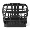 thumbnail image 3 of Bike Front Basket Bike Basket With Lid Bicycle Plastic Basket Bike Front Basket Large Capacity Anti Extrusion Black PC Material Detachable Bike Basket With Lid For Electric Bike, 3 of 5
