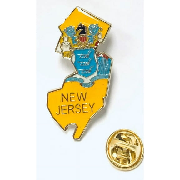 6 Pack of New Jersey State Lapel Pins