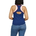 thumbnail image 5 of Women's WEAR by Erin Andrews Royal New York Mets Colorblock Racerback Tank Top, 5 of 5