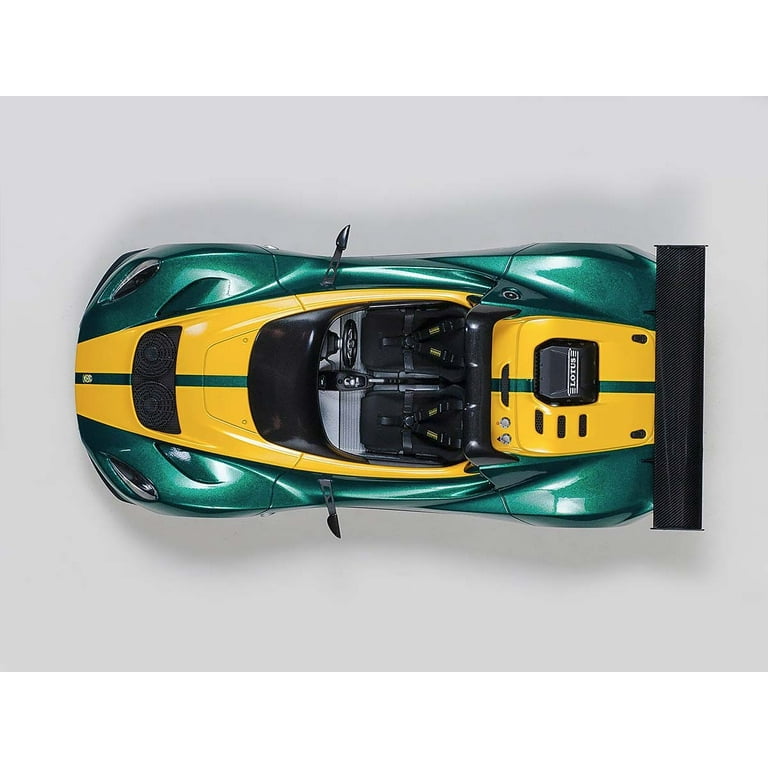 Autoart 75392 Lotus 3-Eleven Green with Yellow Stripes 1-18 Scale