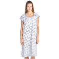 thumbnail image 1 of Casual Nights Women's Cap Sleeves Floral Lace Nightgown, 1 of 5
