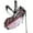 Grey/White/Pink, variant on Ram Ladies 5-way divider Golf Stand Carry Bag, Lilac and White, 9"