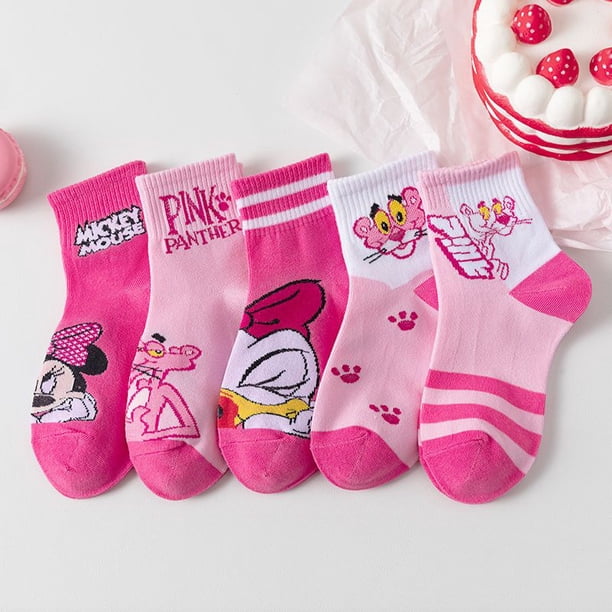 Calcetines Deng Xun Hello Kitty Sanrio Kawaii Anime Algodón Tubo Medio Primavera