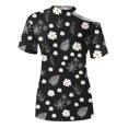 thumbnail image 3 of Mujeres Verano Cuello Redondo Manga Corta Estampado Sin Tirantes Camiseta Tops Blusas OAVQHLG3B Store lin121212, 3 of 4