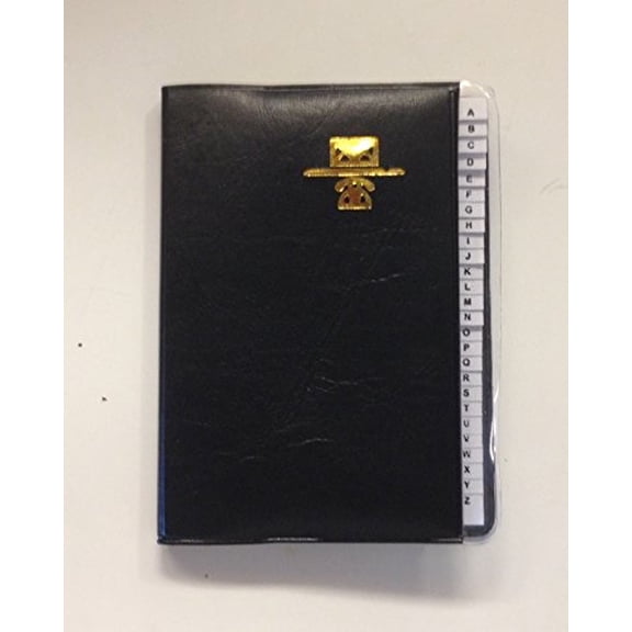 Lot of 2 Mini Vinyl Address Books 4" x 3" Phone Book K6885-01
