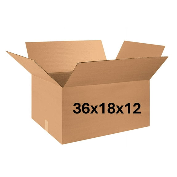 36x18x12 (200 lb strength) | SINGLE CARDBOARD BOX