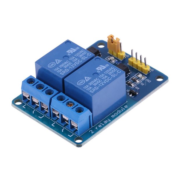 Zewfffr 2ch 12v Relay Module With Optocoupler Insulating Led Light Plc Control Walmart Com Walmart Com