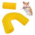 thumbnail image 1 of Túnel Plegable Para Animales Pequeños, Tubo De Juego Para Animales Pequeños, Ligero, Retráctil, Gran Espacio De Juego, Divertido, Fácil De Limpiar, Amarillo, Alivia El, 1 of 7