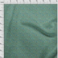 thumbnail image 3 of oneOone Cotton Jersey Teal Blue Fabric Batik Dress Material Fabric Print Fabric By The Yard 58 Inch Wide, 3 of 4