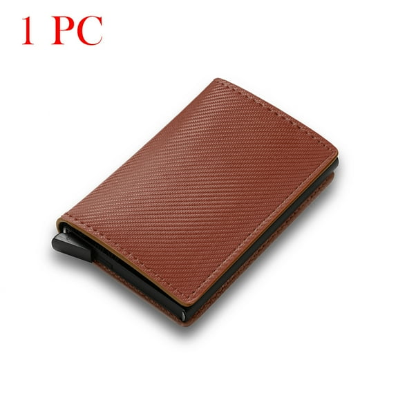 Carbon Fiber Card Holder Men Wallets Rfid Black Leather Minimalist Wallet Women Gifts For Men Personalized Carteira