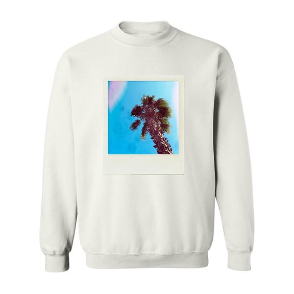 Palms And Frames Design Sweatshirt Men -Image by Shutterstock, Male 5X-Large