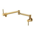 thumbnail image 1 of Kitchen Brass Pot Filler Tap, Wall Mounted Foldable Faucet, Single Cold Single Hole Rose Gold Sink Tap ,Built To Last, 1 of 5