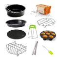 thumbnail image 1 of Kit de Accesorios para Freidora de Aire YONGSHENG 10 Piezas 7 Pulgadas, 1 of 5