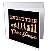 Evolution of Chess Player Casino Game 1 Greeting Card with envelope gc-306906-5