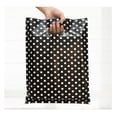 thumbnail image 4 of Bolsa de almacenamiento de 50 piezas con asas, bolsas de compras para recuerdo de fiesta, bolsa de embalaje de ropa de gran capacidad, viajes al Almacenamiento y organización del hogar Negro 25x35cm Billuyoard HA075227-04, 4 of 6