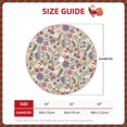 thumbnail image 2 of Fotbe Paisley Flowers Pattern Christmas Tree Skirt, Tree Skirts Plush Christmas Decorations, Christmas Tree Skirts Xmas Decorations Holiday Party Decor-48", 2 of 6
