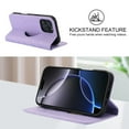 thumbnail image 5 of PU Leather Flip Window Support Wireless Charging Case for Apple iPhone 12 13 14 15 16 Pro Max 12Mini 13Mini 14Plus 15Plus 16Plus, 5 of 11