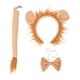 thumbnail image 2 of Conjunto de disfraz de orejas de cola de león de Halloween para niños, Cosplay, banda decorativa para el pelo de león para niños, diadema, pajarita, 2 of 8