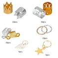 thumbnail image 3 of Anillos para el cabello con rastas, 90 piezas Anillos para trenzas para el cabello Lazos para trenzas para el cabello Anillos para trenzas para el cabello Experiencia incomparable, 3 of 9