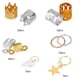 thumbnail image 3 of Lazos para el cabello de tres capas, 90 piezas Anillos para trenzas para el cabello Lazos para trenzas para el cabello Pinzas para el cabello con rastas Salida de alta intensidad, 3 of 9