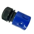thumbnail image 2 of Conector rápido de manguera de jardín de 1/2 pulgada, adaptador de manguera de agua multiusos resistente para azul y negro, 2 of 9