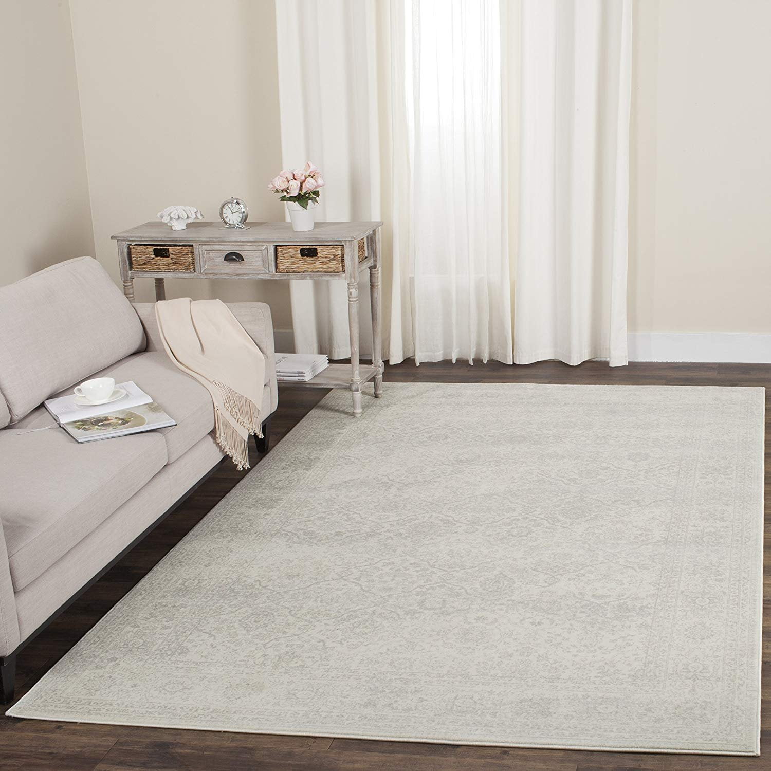 Safavieh Carnegie Collection CNG691C Vintage Cream and Light Grey