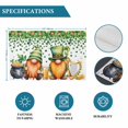 thumbnail image 6 of St. Patrick's Day Placemats Set of 4, Lucky Shamrocks Harp Beer Spring Plants Placemats for Dining Table, Place Mats for Kitchen Tabletop, Waterproof Wipeable Dining Table Mats Set, 6 of 9