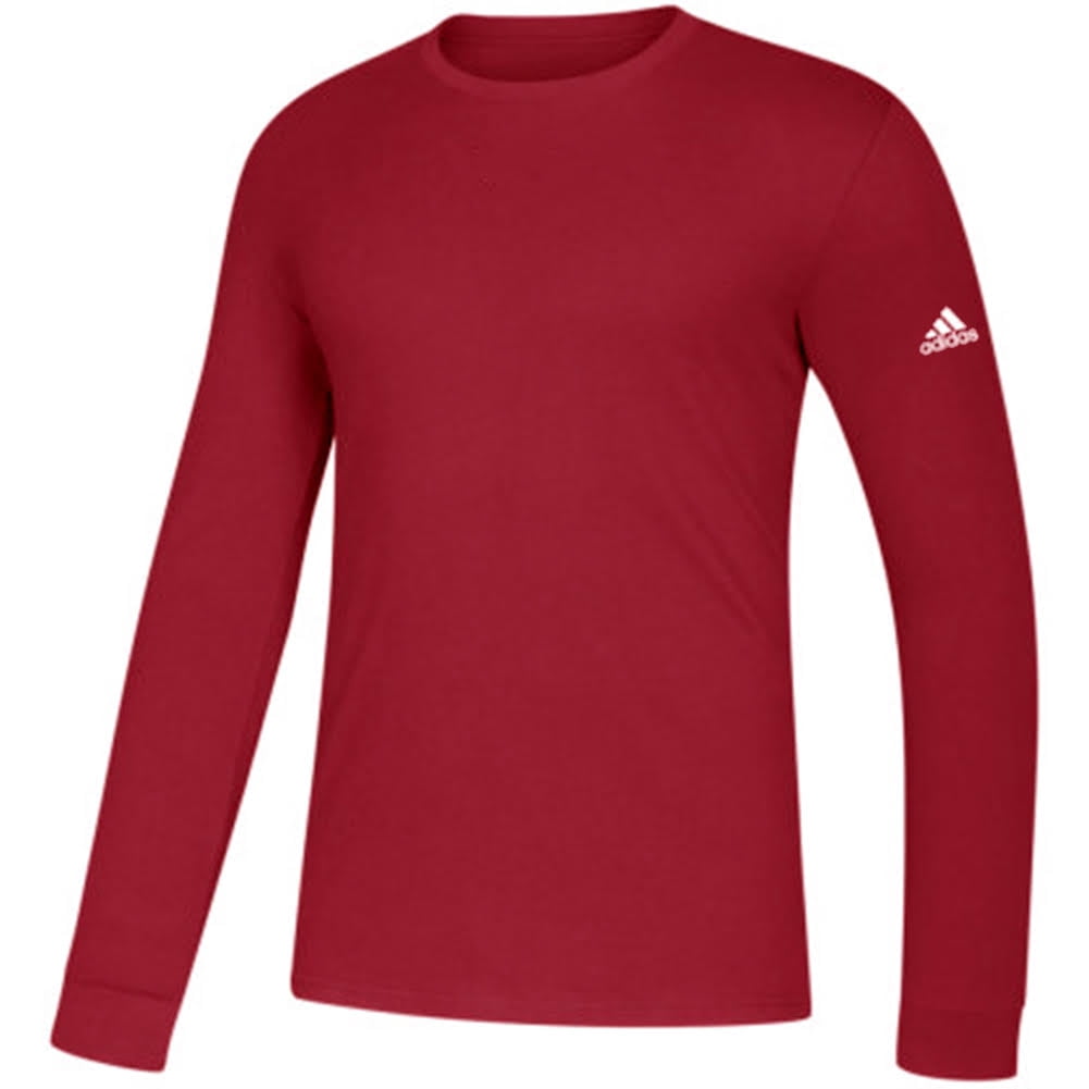 Adidas Men's Go To Performance Climalite Long Sleeve Active Tee Sport T-Shirt, Black, M