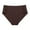 Brown, variant on Scyoekwg Underwear Panties for Women Underwear Cheeky Panties Solid Color Side Buckle Briefs Seamless Yoga Silk Sports Quick-drying Panties Comfortable Briefs Breathable Soft Underpants Brown L