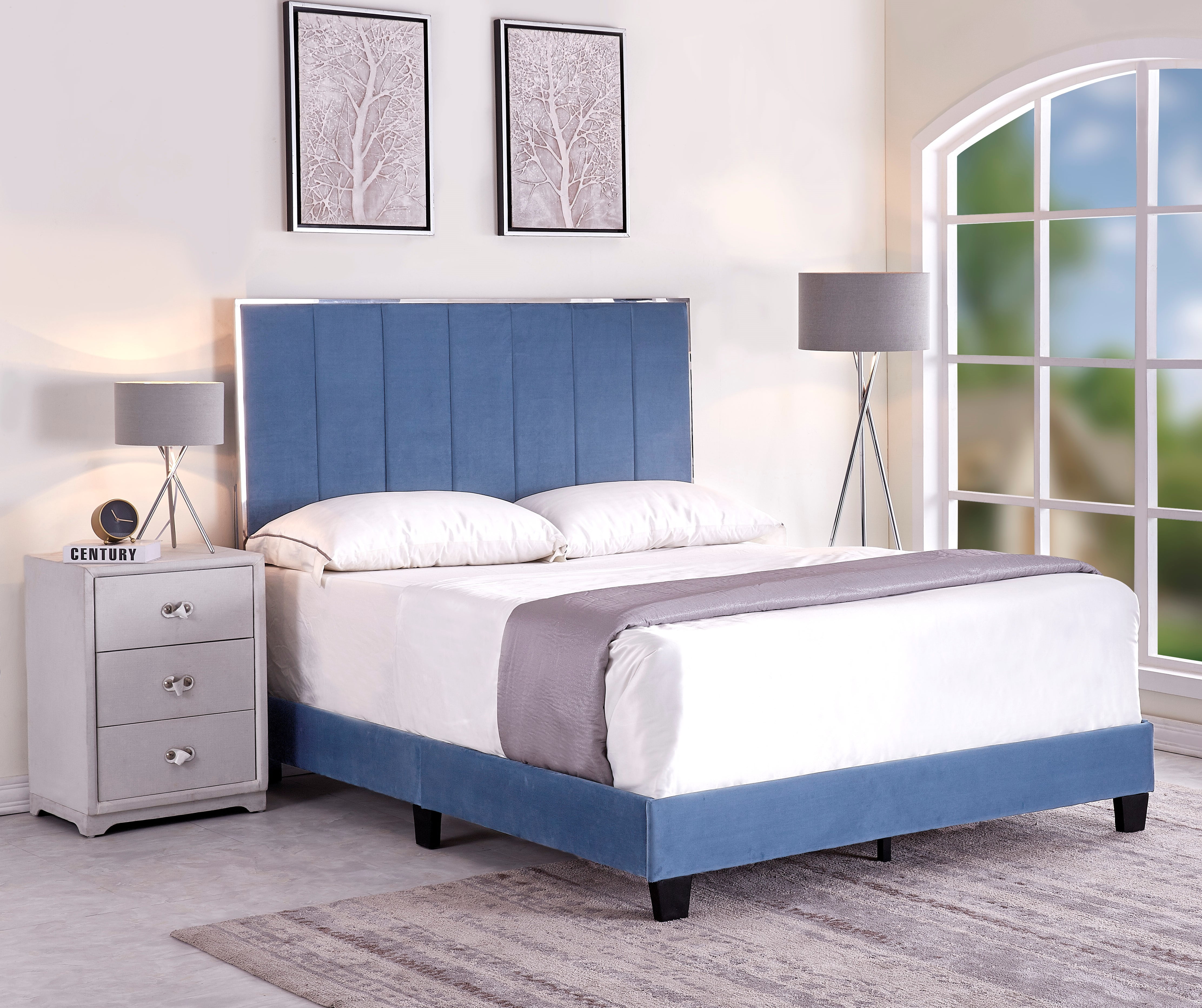 Aayush Upholstered Standard Bed