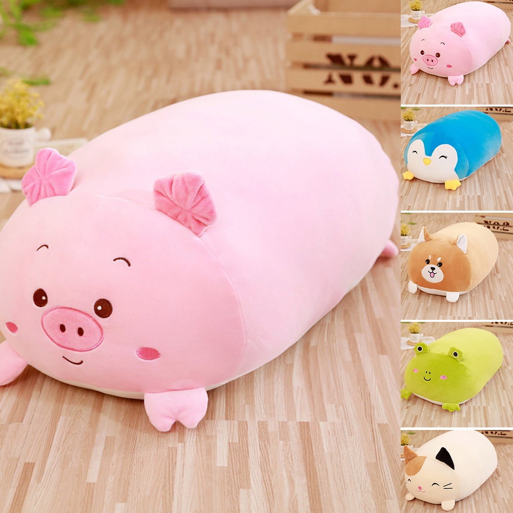 Pink Cat Plush Pillow Dolls Cushion Soft Stuffed Cute Sofa Home Animal Toy Gifts 