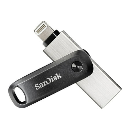 SanDisk iXpand Go - USB flash drive - 64 GB - USB 3.0 / Lightning - for Apple iPad/iPhone (Lightning)