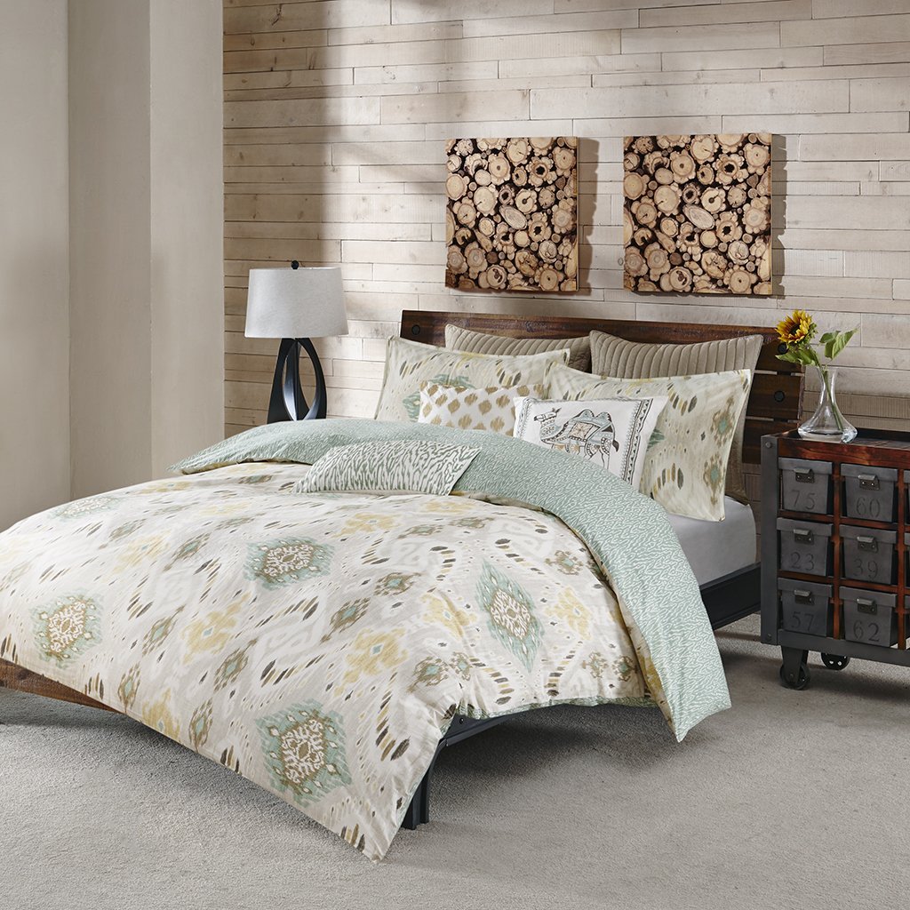 seafoam duvet cover queen