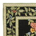thumbnail image 3 of SAFAVIEH Chelsea Makayla Floral Wool Runner Rug, Black, 2'6" x 12', 3 of 5