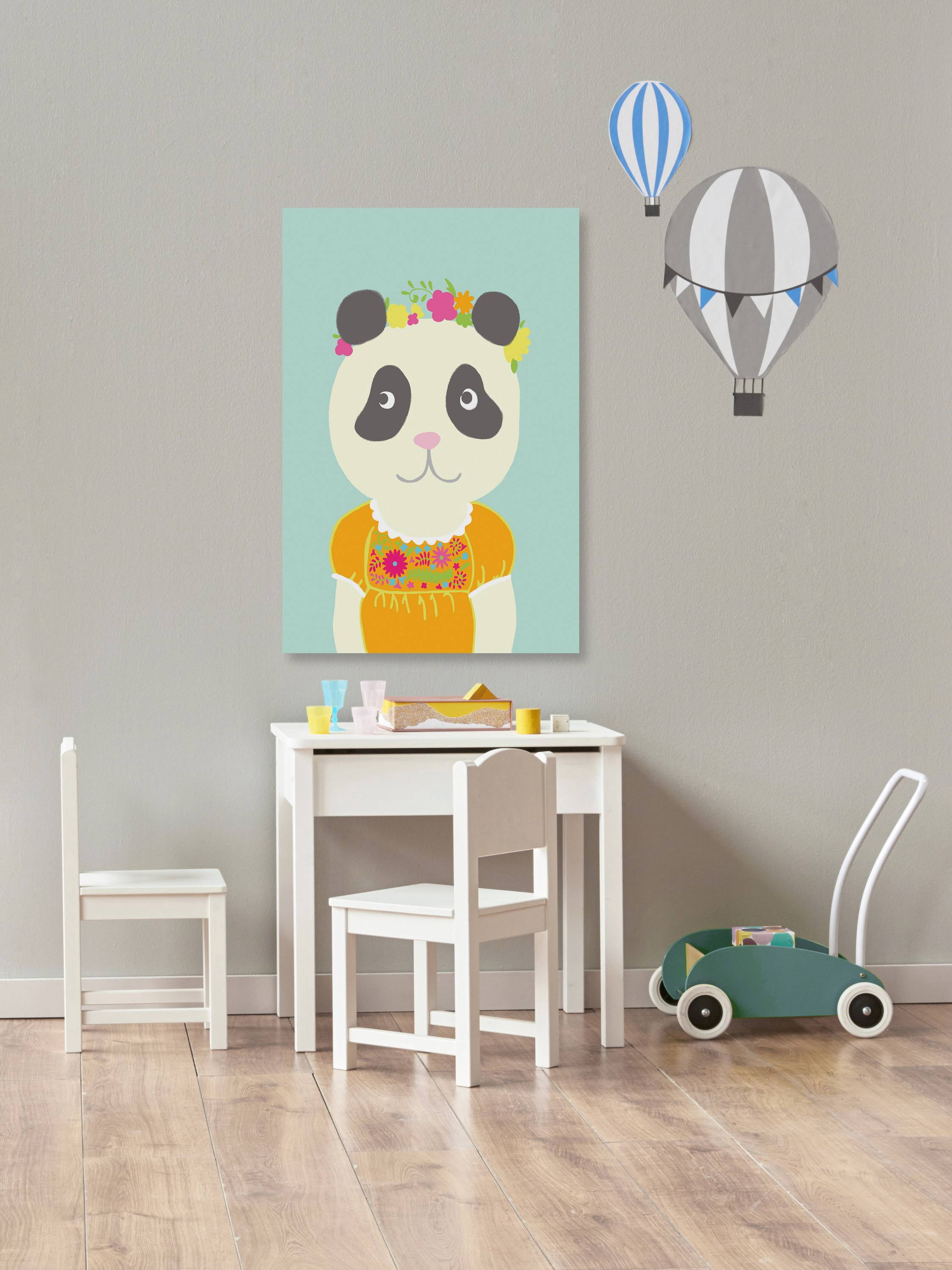 Marmont Hill Fancy Animals IV Canvas Wall Art