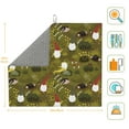 thumbnail image 3 of Honeii Gnomes Playing in the Garden for Dish Drying Mat for Kitchen Counter, Non-slip Rubber Backed, Hide Stain Kitchen Super Absorbent Draining Mat, Dish Rack Pad, 3 of 8