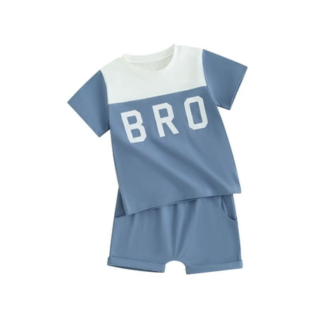 

Mioliknya Baby Boys Shorts Set Short Sleeve Cartoon Bear T-shirt with Shorts