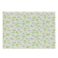 thumbnail image 1 of Shabby Flora Cutting Board, Classical Spring Yard Florescence Pastel Colored Flourish Pattern, Decorative Tempered Glass Cutting and Serving Board, Large Size, Pale Pink Pale Green, by Ambesonne, 1 of 1
