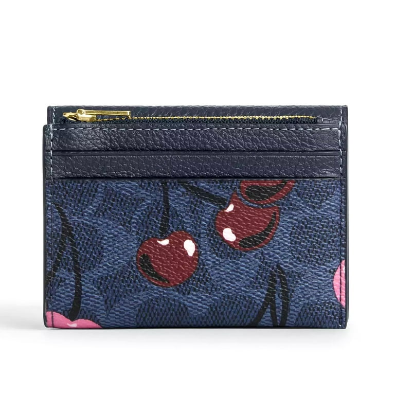 Coach Women's Small Card Holder Wallet in Signature Canvas with