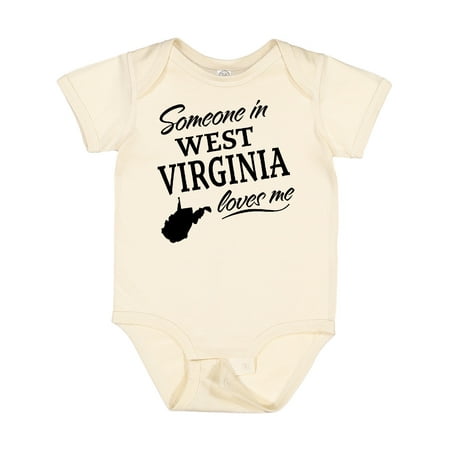 

Inktastic Someone in West Virginia Loves Me Gift Baby Boy or Baby Girl Bodysuit