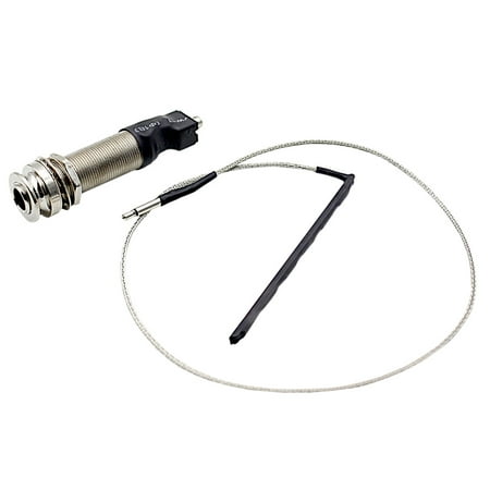 Folk Guitar Pickup Pick-up Piezo Cable Stick 6.35mm End Pin Jack (Best Guitar Cable For The Money)