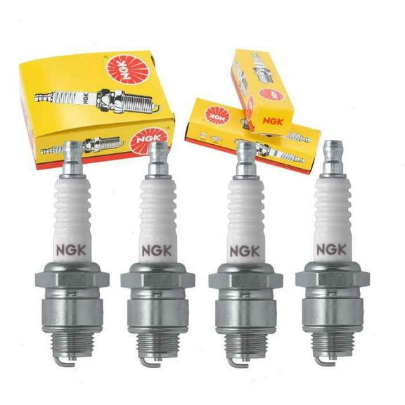 4 pc NGK 3810 Standard Spark Plugs for 292 3012 312 3423 353 353DP 4040 A1 A1C A1CU A1X A21X A901 AT1 AZ901 M41K MC41 MC42 TC42 UJ2J W24S W24S-U Ignition Wire Secondary