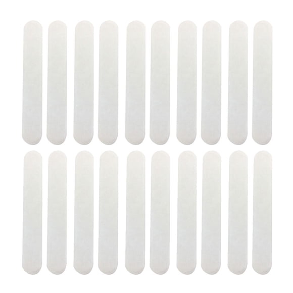 20x Reductor de tamaño de sombrero Premium Cinta reductora Protector de tela Accesorios para diadema 20 piezas blancas Cola Reductor del tamaño del sombrero