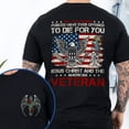 thumbnail image 2 of FLAGWIX Veteran Only Two Defining Jesus Christ and The American Veteran T-Shirt MLN4301TS - Father's Day, Christmas Gifts For Men, Husband Gifts, 2 of 6