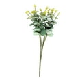 thumbnail image 4 of Zxpjkyu Artificial Eucalyptus Stem Vase Filler Branch Floral Picks Houseplant Fake Green 16 Heads Length 51cm, 4 of 9
