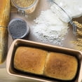 thumbnail image 4 of Loaf Pan, Bread Loaf Baking Pan, Loaf Bread Baking Pan, Loaf Baking Pans Set Of 1 Loaf Pans - Gold, 4 of 5