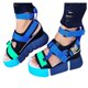 thumbnail image 1 of Zapatos informales con plataforma y punta abierta para mujer, sandalias con correa Ankel Colorblock con cuña Wmkox8yii shjk1307, 1 of 2
