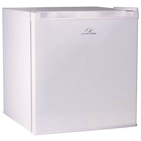 Commercial Cool CCR16W Compact Single Door Refrigerator and Freezer, 1.6 Cu. Ft. Mini Fridge, White