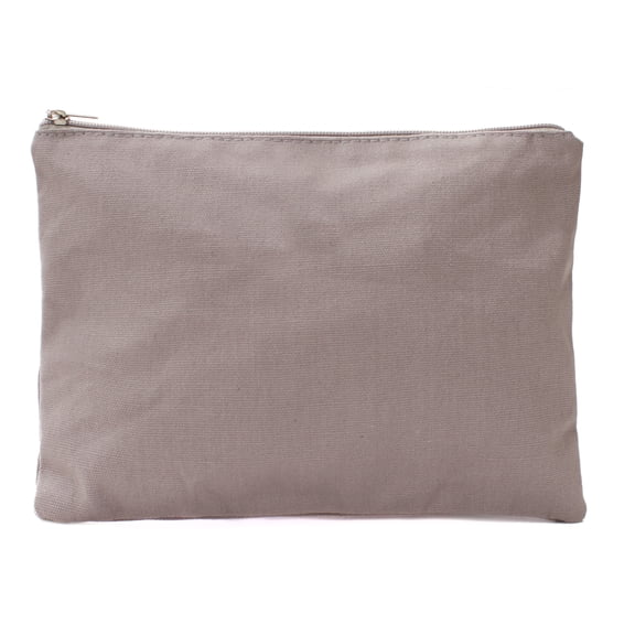 Canvas Cosmetic Bag, Large Travel Toiletry Clutch Bag