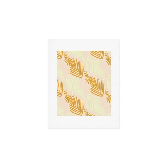 Society6 Faded Pink Palms by SunshineCanteen Art Print